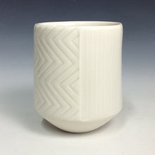 Load image into Gallery viewer, Kelly Justice-Tall White 4-Pattern Cup #9
