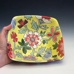 Colleen McCall-Square Yellow Serving Bowl #5