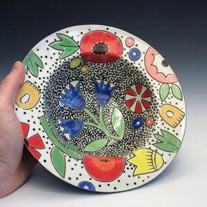 Colleen McCall- Rimmed Spaceflower Bowl #7